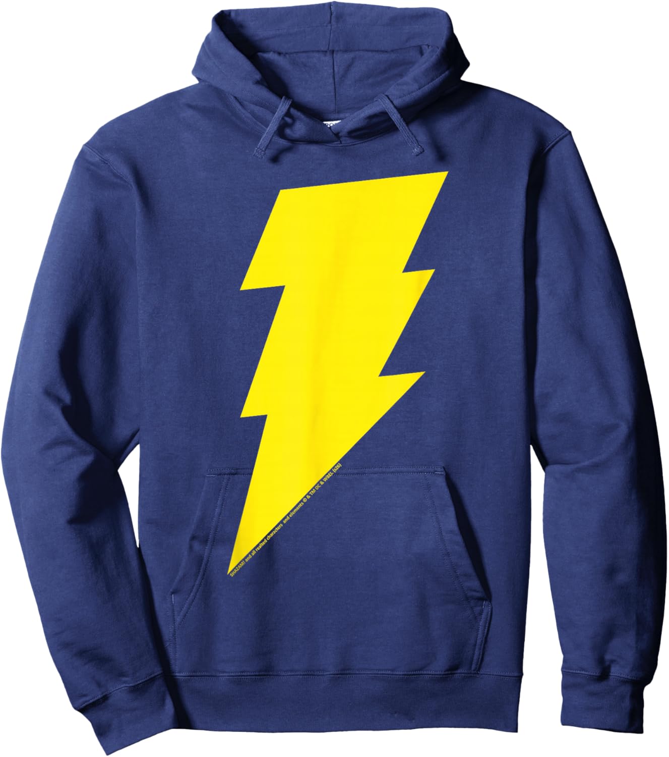 Graphique éclair Jaune Vif Hoodie - Hoodie | Navy