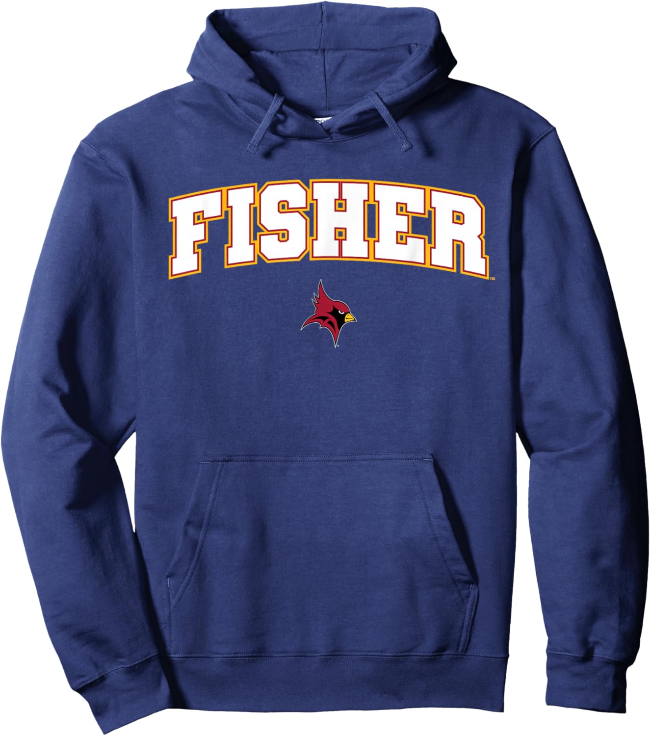 St. John Fisher College Cardinals Arch Logo Hoodie - Hoodie | Navy