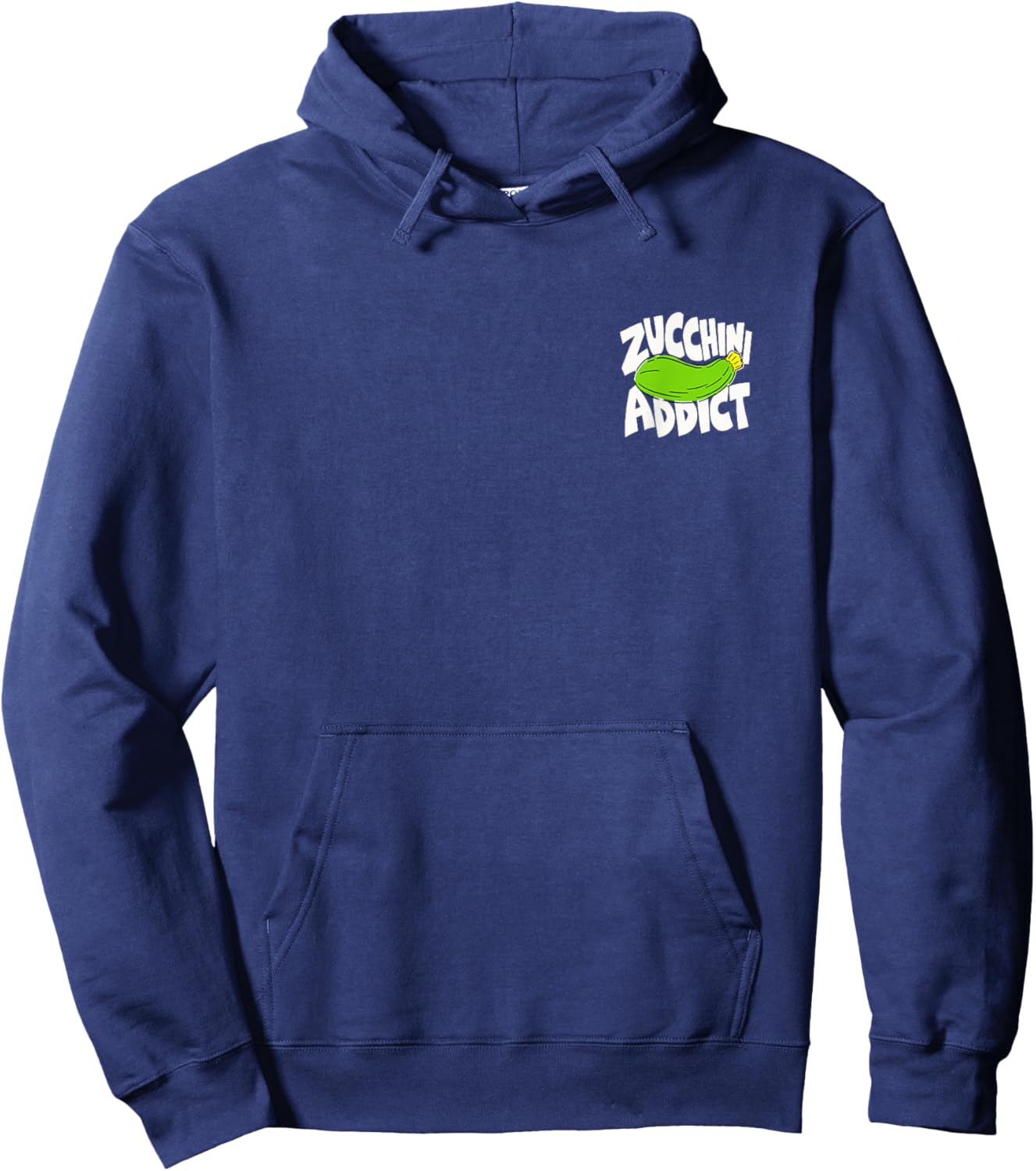 Écusson Minimaliste courgette Hoodie - Hoodie | Navy