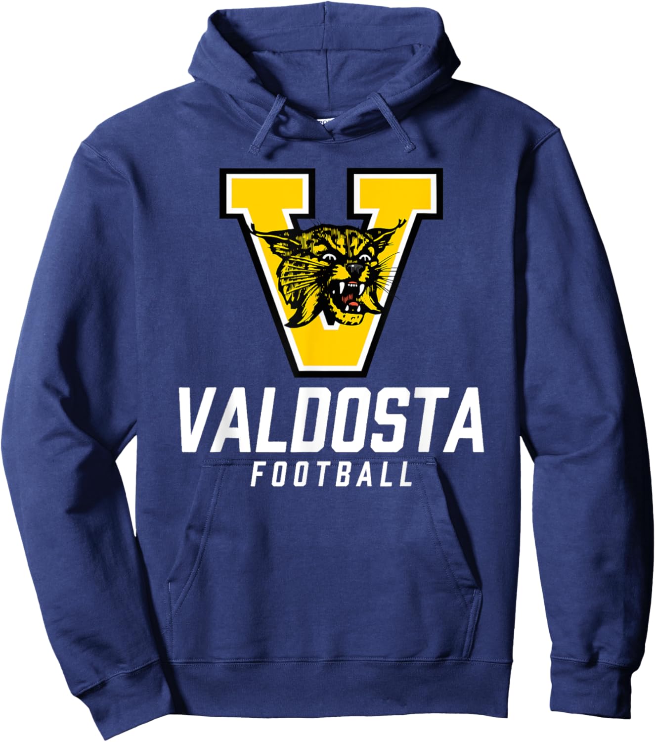 Valdosta Wildcats Logo Football Team HS Hoodie - Hoodie | Navy