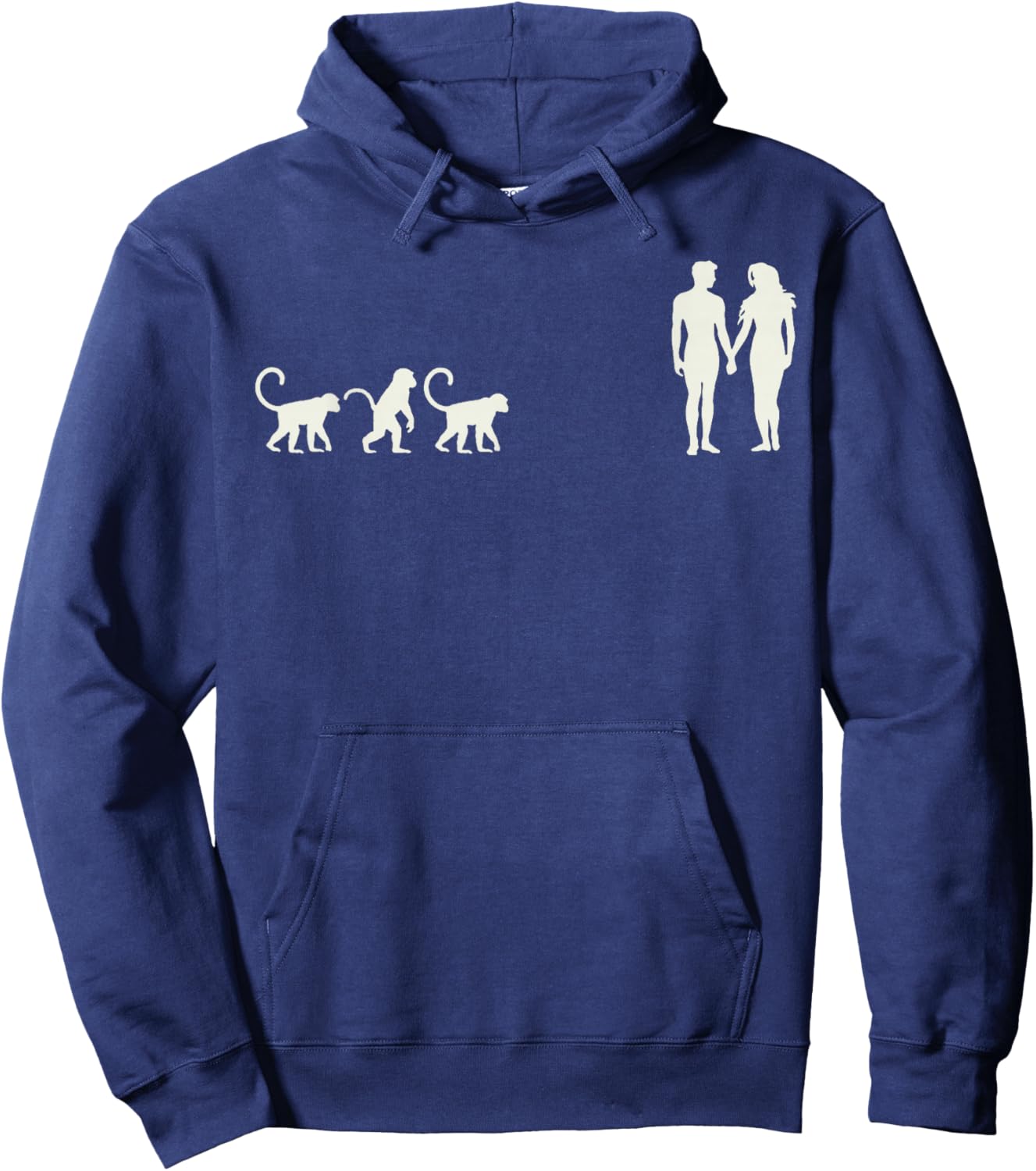 God Created Them Male and Female Hoodie - Hoodie | Navy