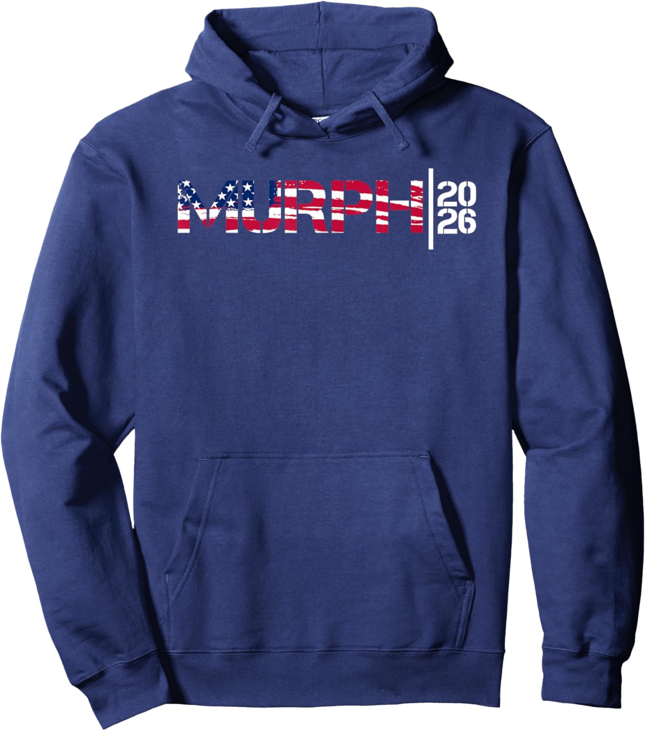 Murph 2026 American Flag Hoodie - Hoodie | Navy
