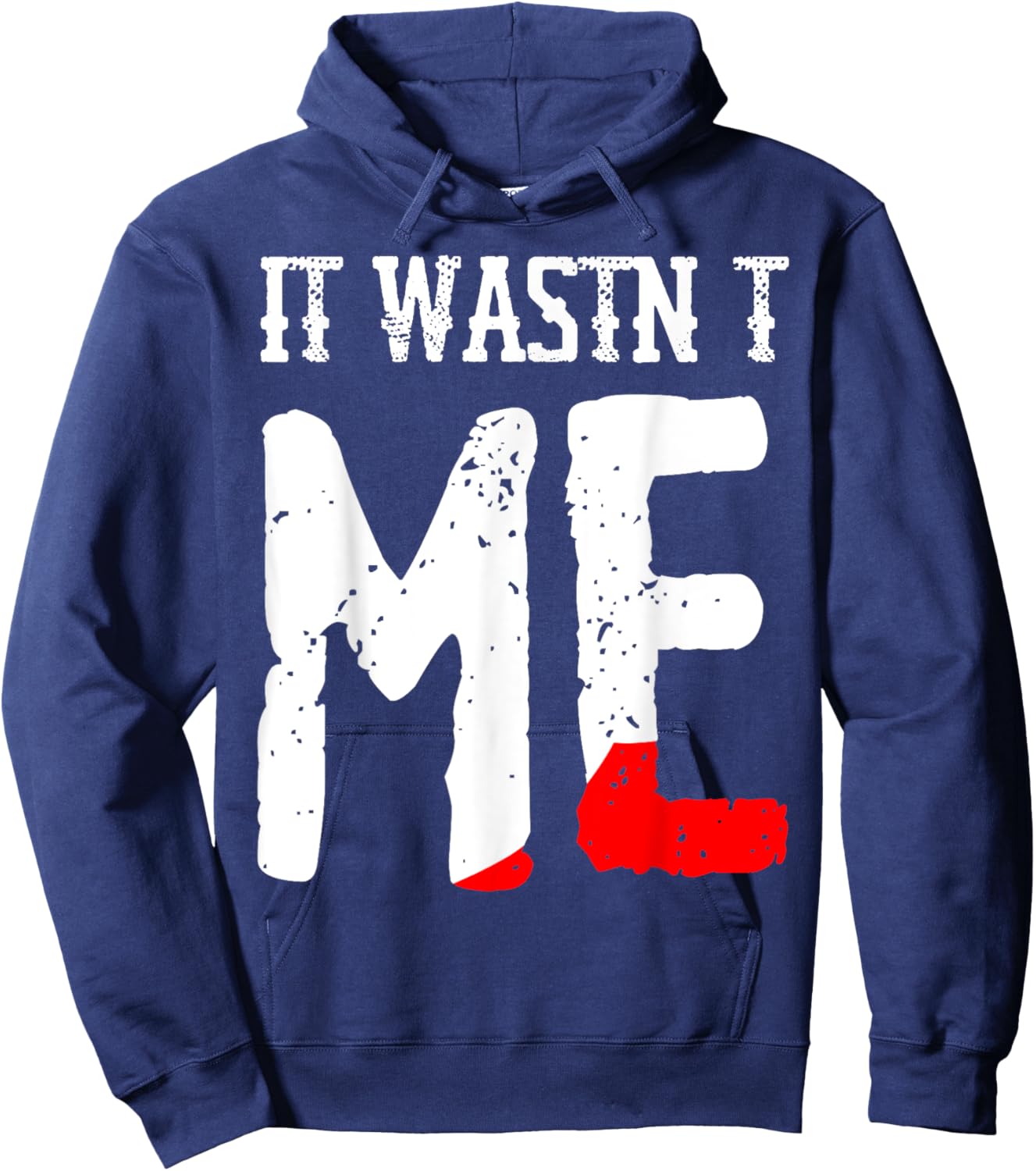 Funny It Wasnt Me Murder Mystery Party Costume Hoodie - Hoodie | Navy