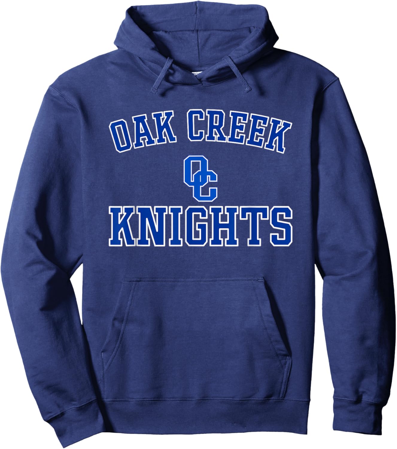 Oak Creek Knights Logo Varsity HS Hoodie - Hoodie | Navy