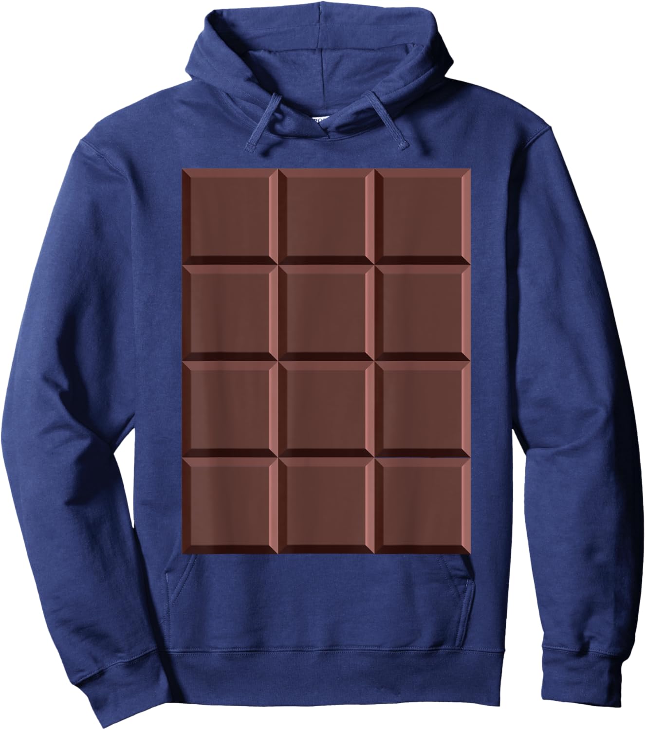 Pretend I'm A Chocolate Bar Costume Halloween Hoodie - Hoodie | Navy