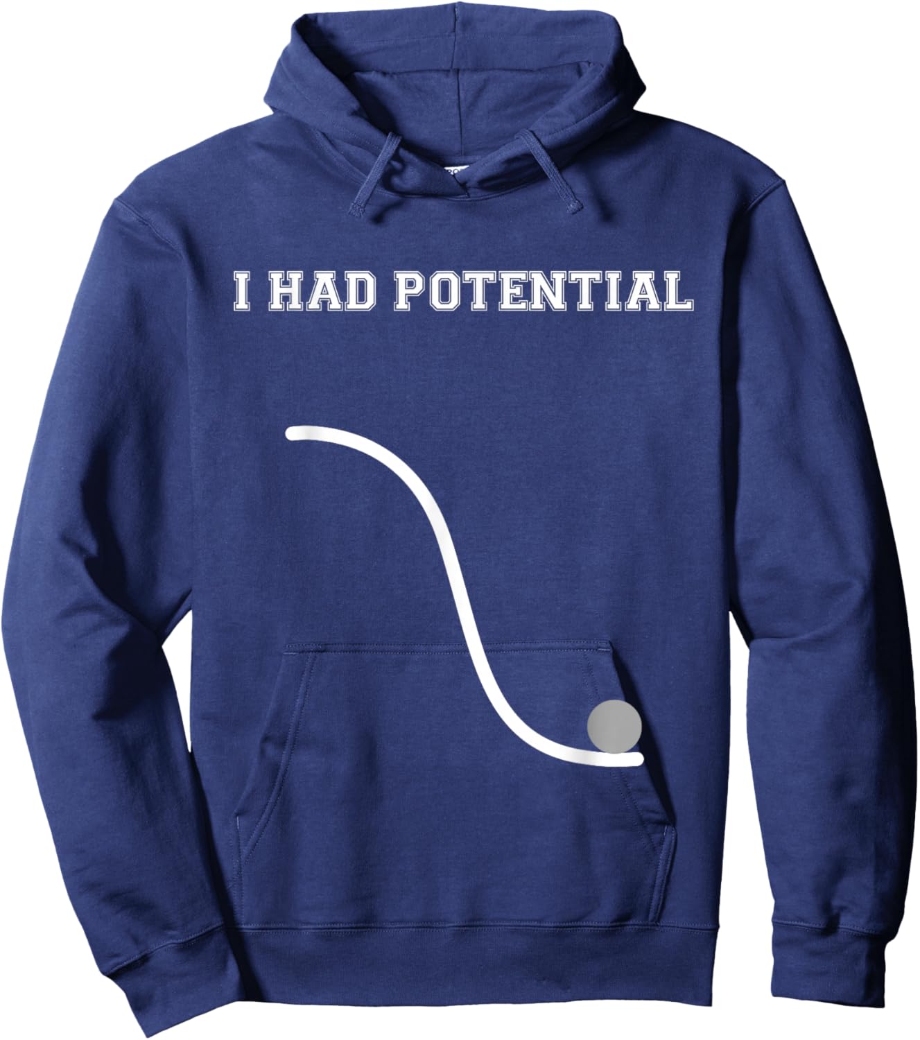 Retro-Physik-Witz Hoodie - Hoodie | Navy
