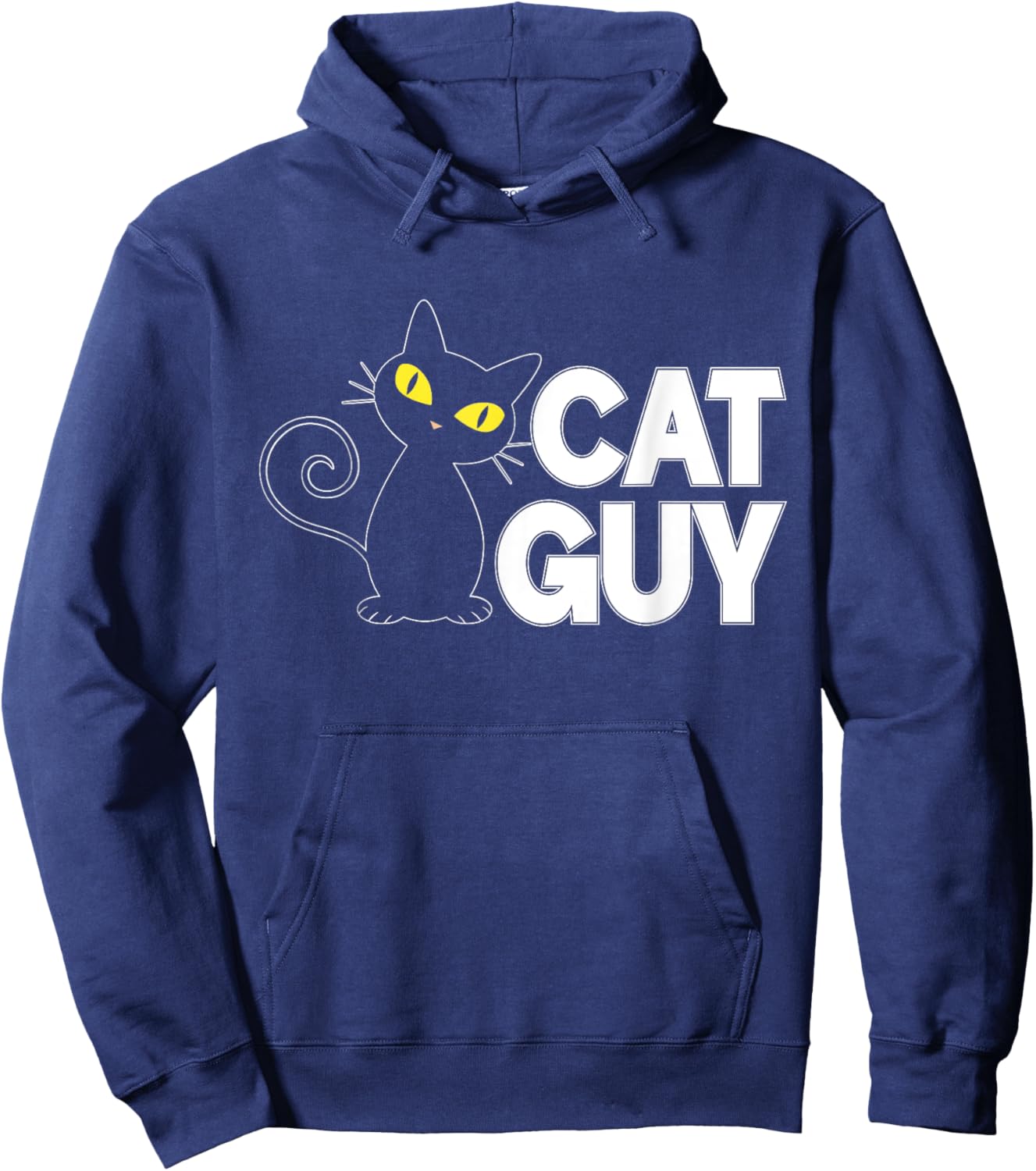 Cat Guy Cat Dad Men Women Hoodie - Hoodie | Navy