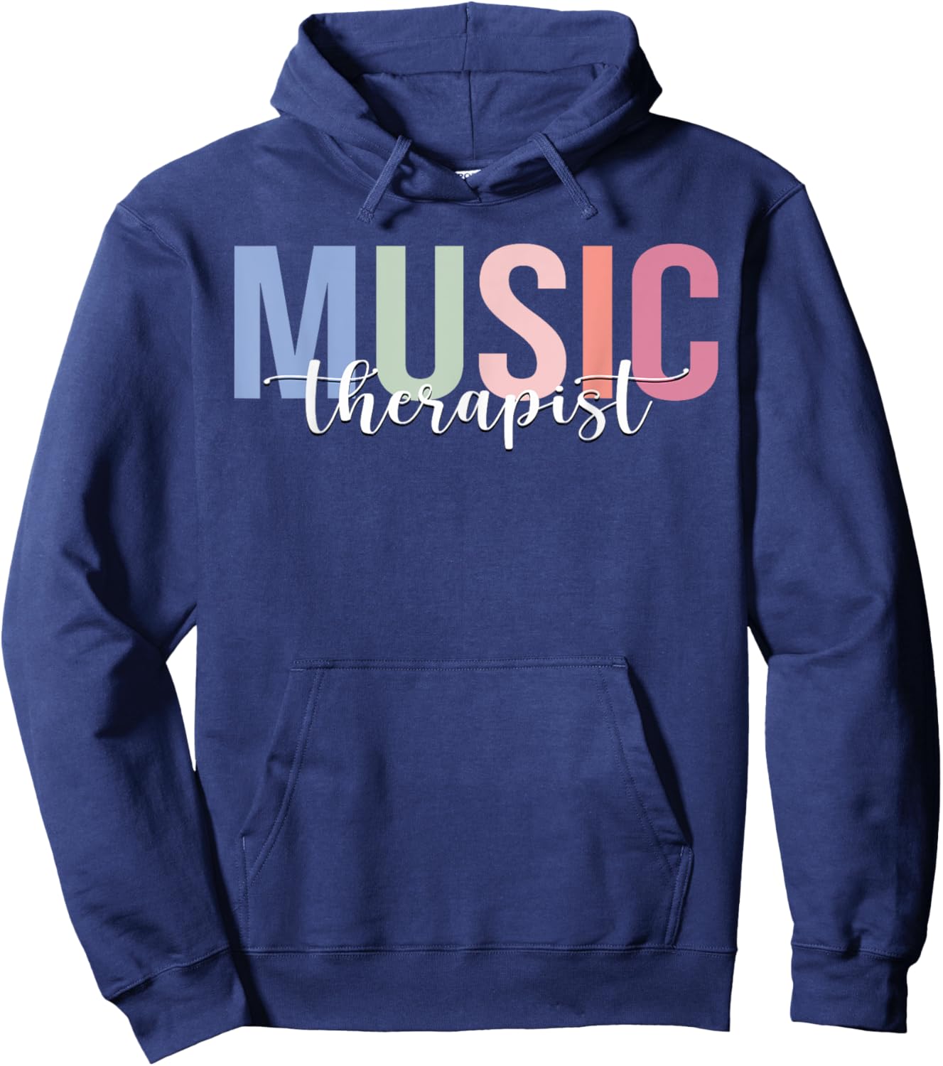 Music Therapist Music Therapy Hoodie - Hoodie | Navy