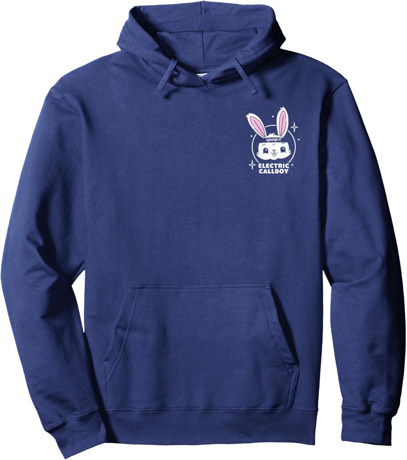 Pump It Bunny Hoodie - Hoodie | Navy