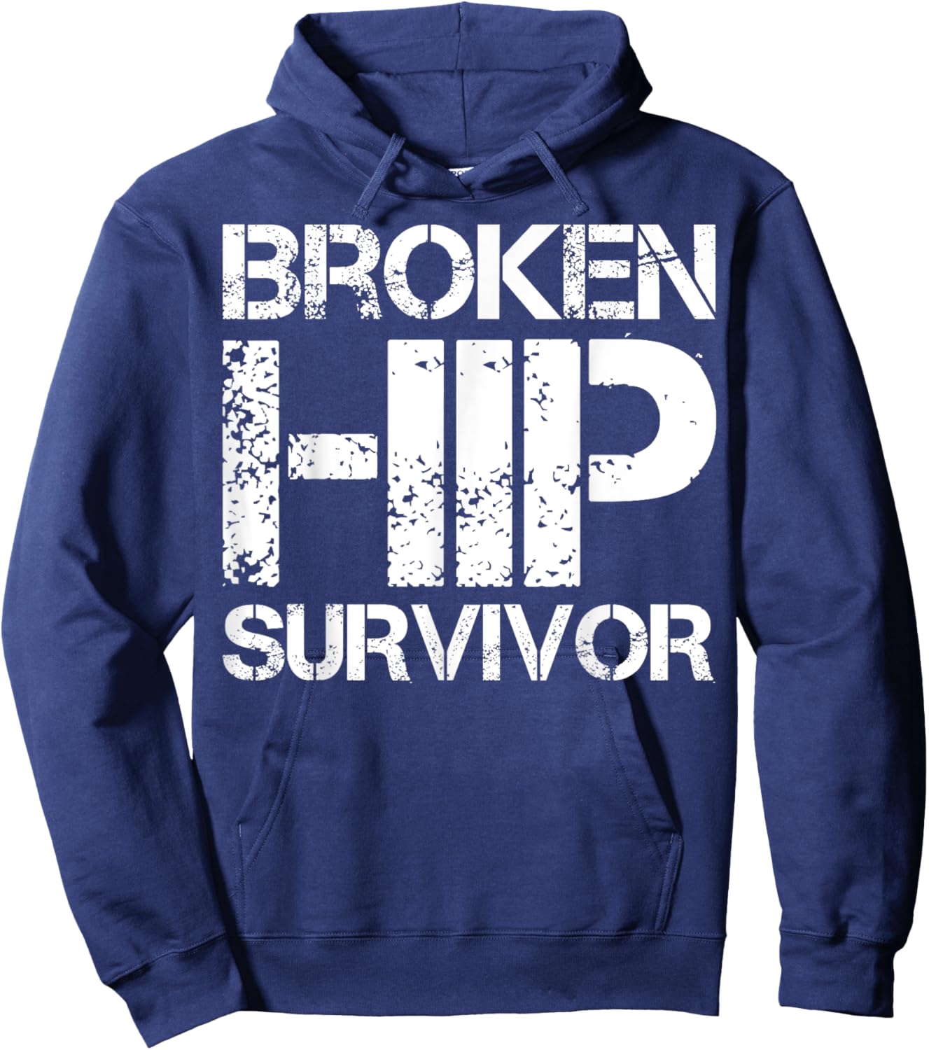 Broken Hip Survivor Hoodie - Hoodie | Navy