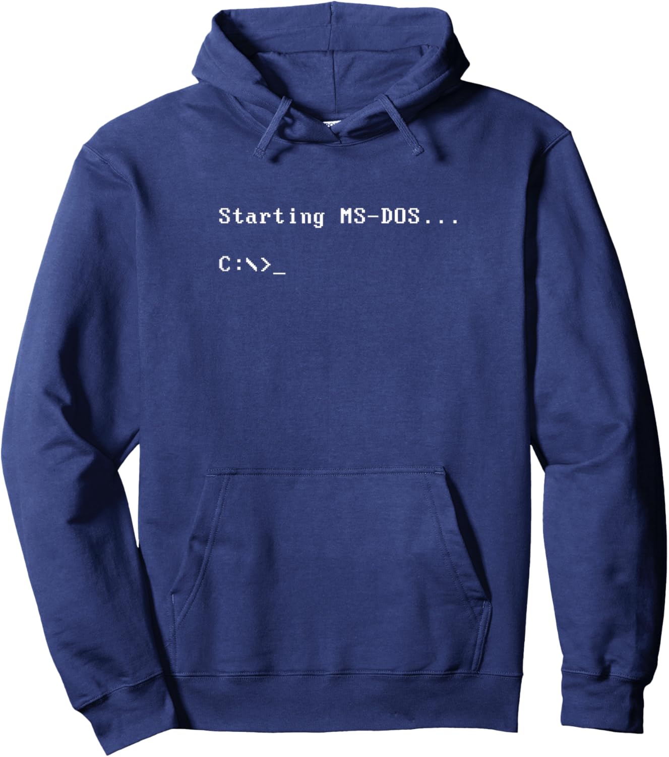 Ms-dos Hoodie - Hoodie | Navy