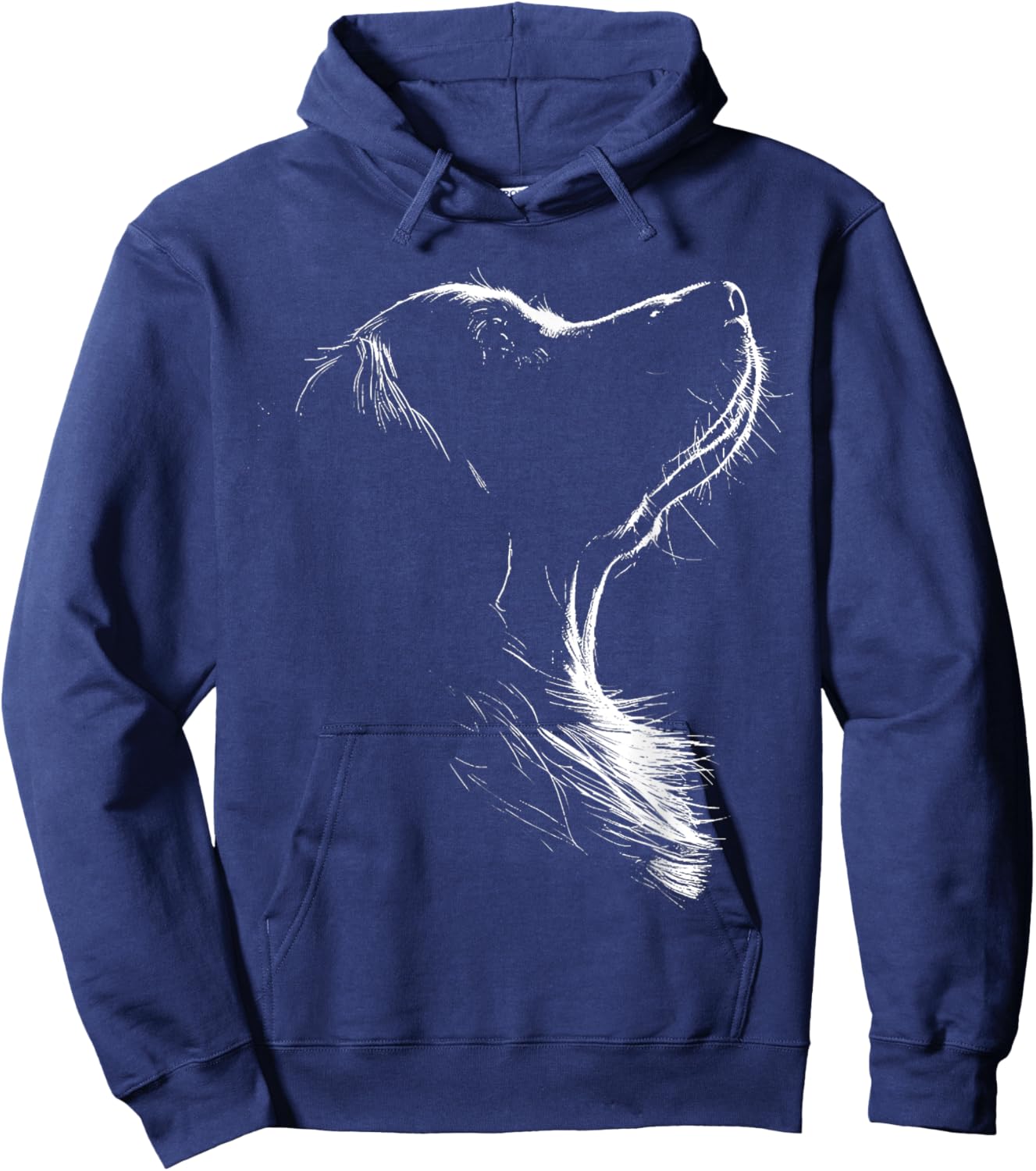 Retro Golden Retrieve Hoodie - Hoodie | Navy