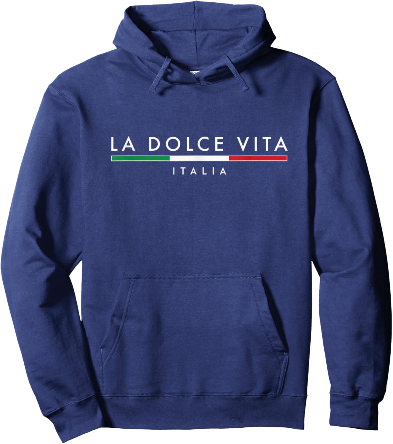 La Dolce Vita Minimalist Hoodie - Hoodie | Navy