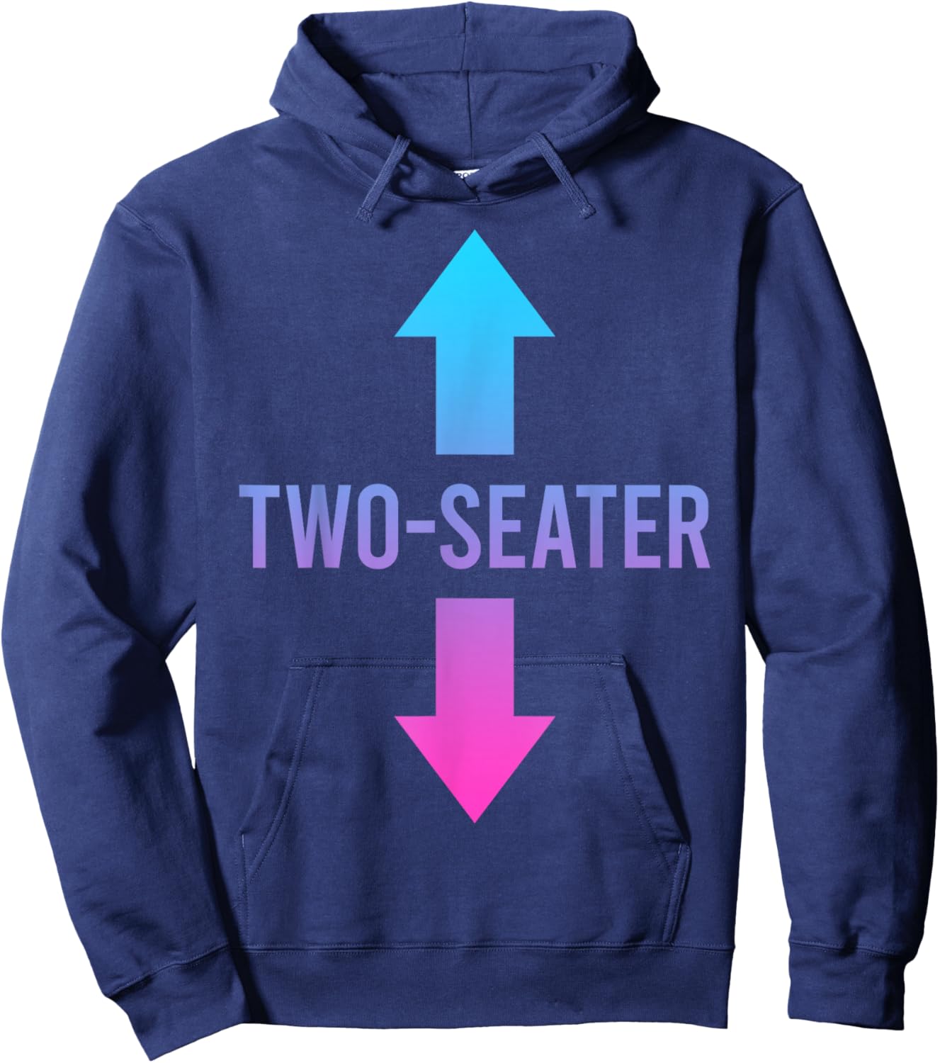 Two Seater, Two-Seater, 2 Seater Hoodie - Hoodie | Navy