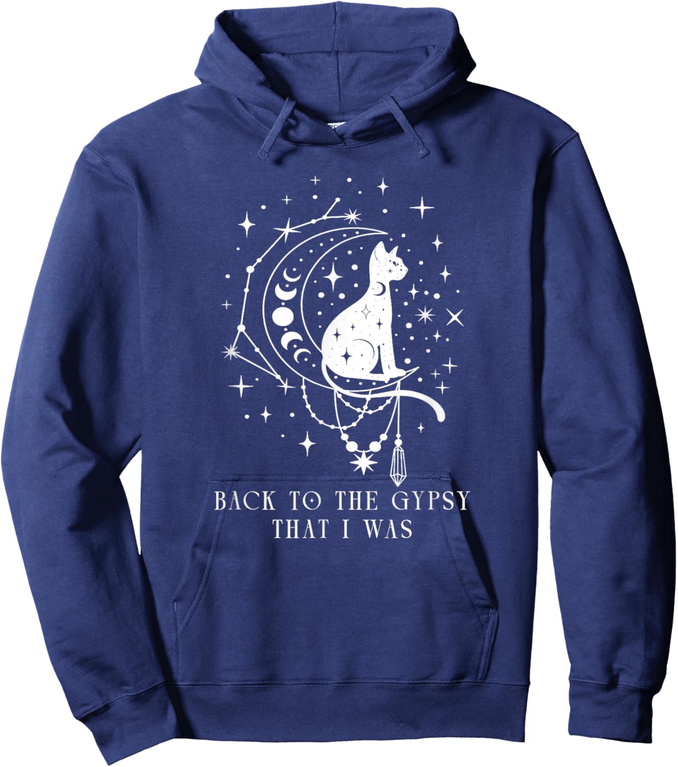 Back to The Gypsy That I was Hoodie - Hoodie | Navy