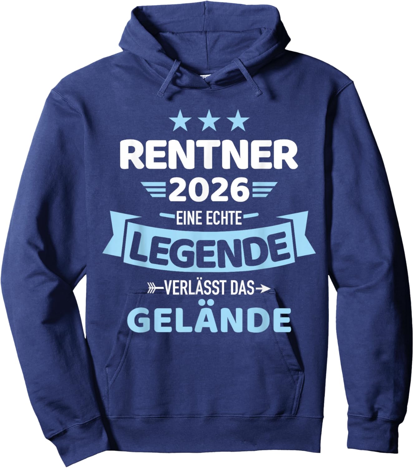 Rentner 2026 A Real Legend Leaves the Terrain Hoodie - Hoodie | Navy