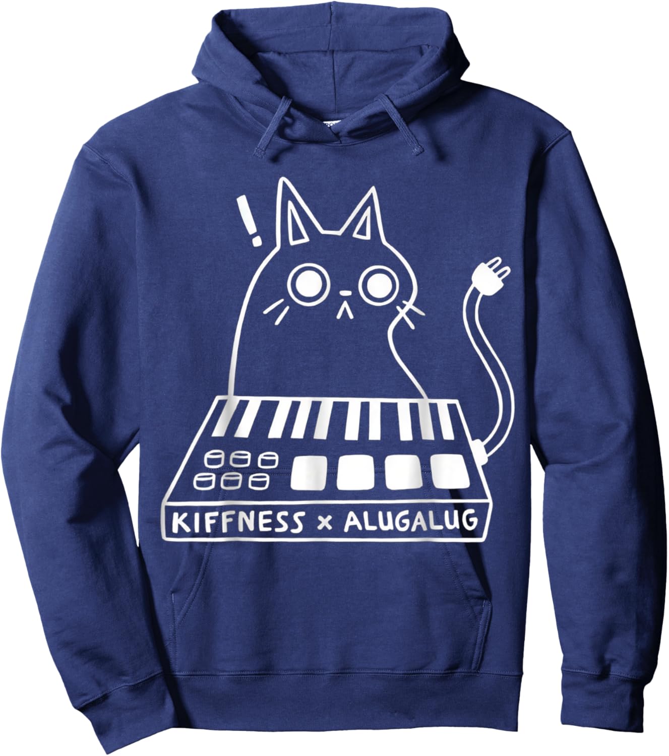 Cat Kiffness X Alugalug Men Women Hoodie - Hoodie | Navy
