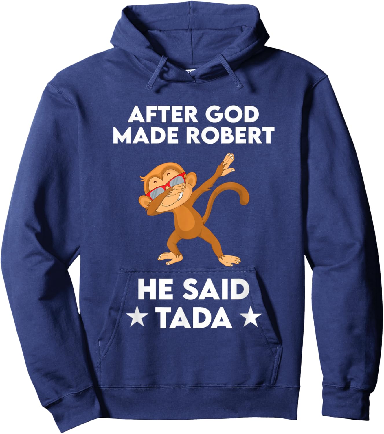 Name After God Made Robert Hoodie - Hoodie | Navy