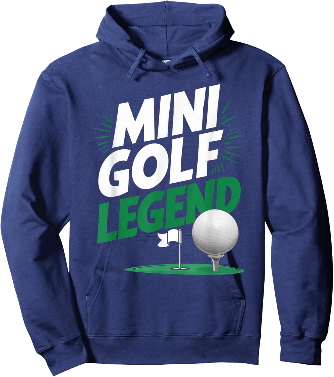 Mini Golf Legend, Funny Miniature Golf Hoodie - Hoodie | Navy