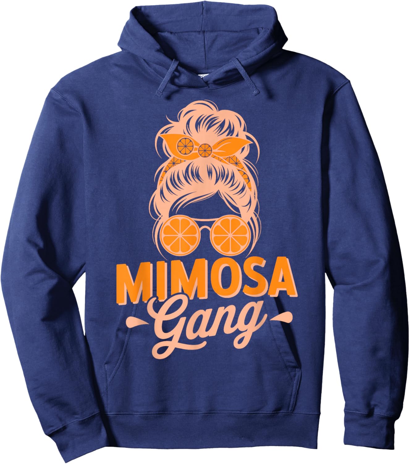 Mimosa Gang Brunch Orange Cocktail Funny Women Hoodie - Hoodie | Navy