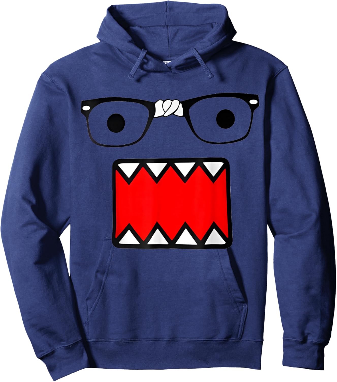 Broken Glass Emo Scence Hoodie - Hoodie | Navy