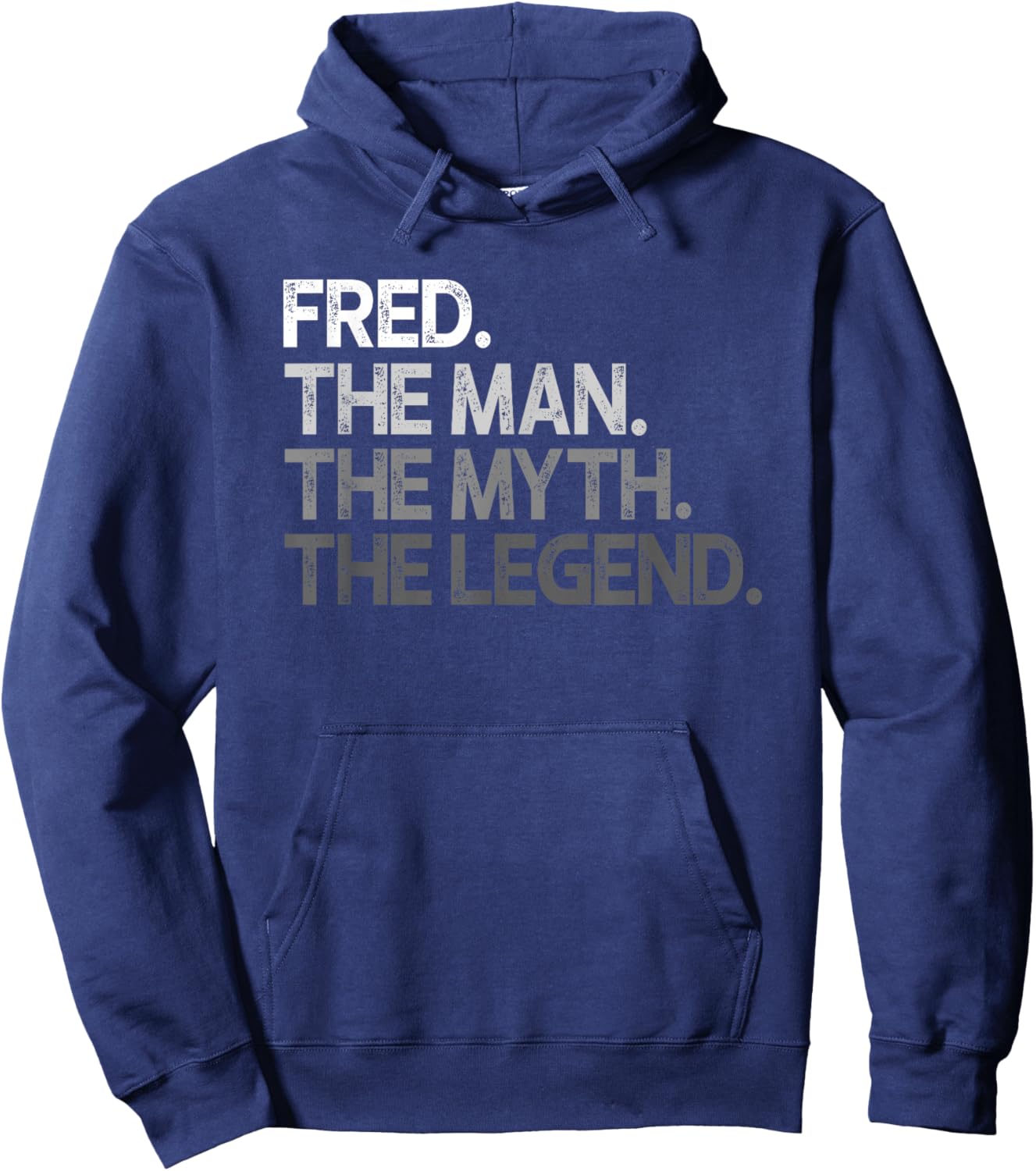 Fred Gift: The Man Myth Legend Hoodie - Hoodie | Navy