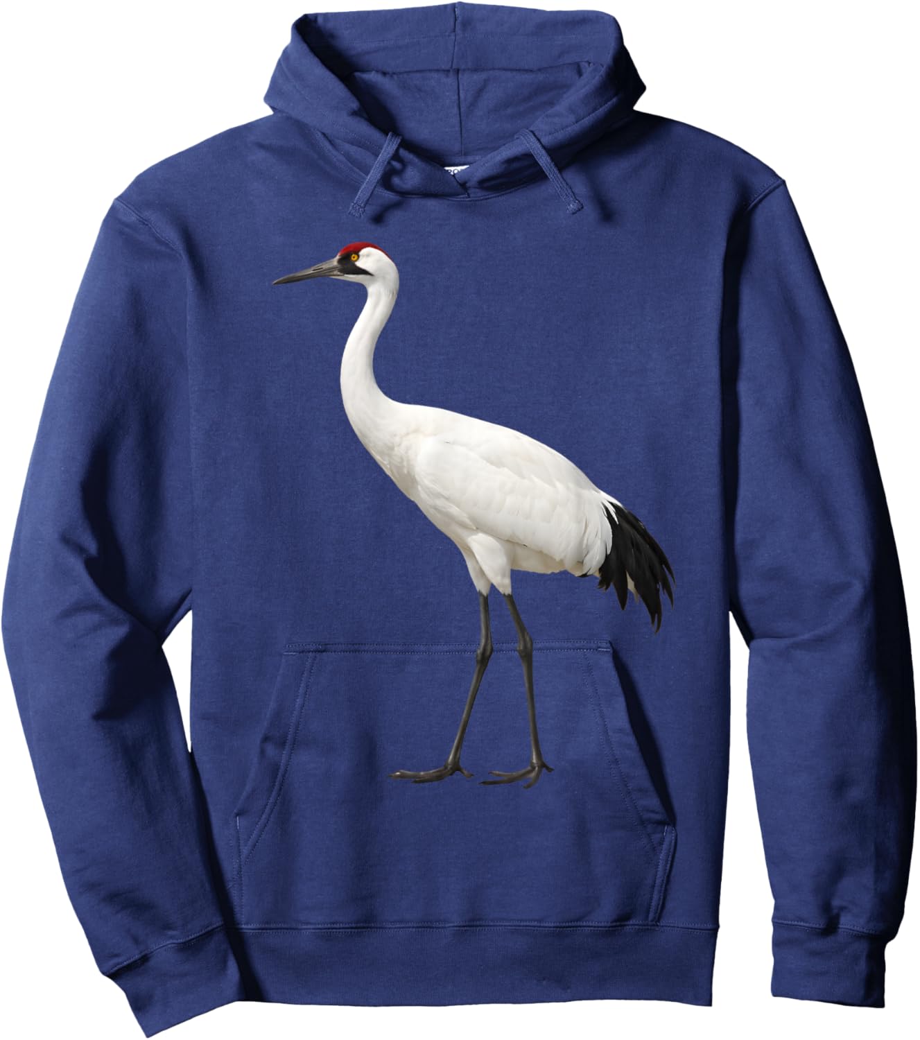 Whooping Crane Bird Hoodie - Hoodie | Navy