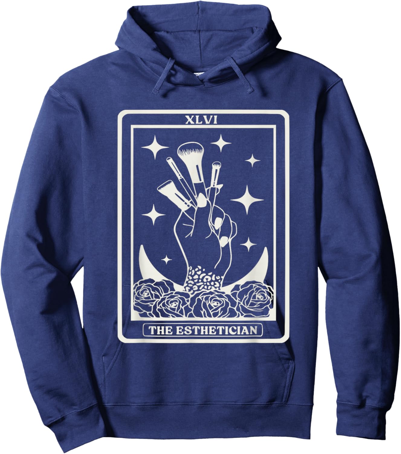 The Esthetician Tarot Card The Esthetician Hoodie - Hoodie | Navy