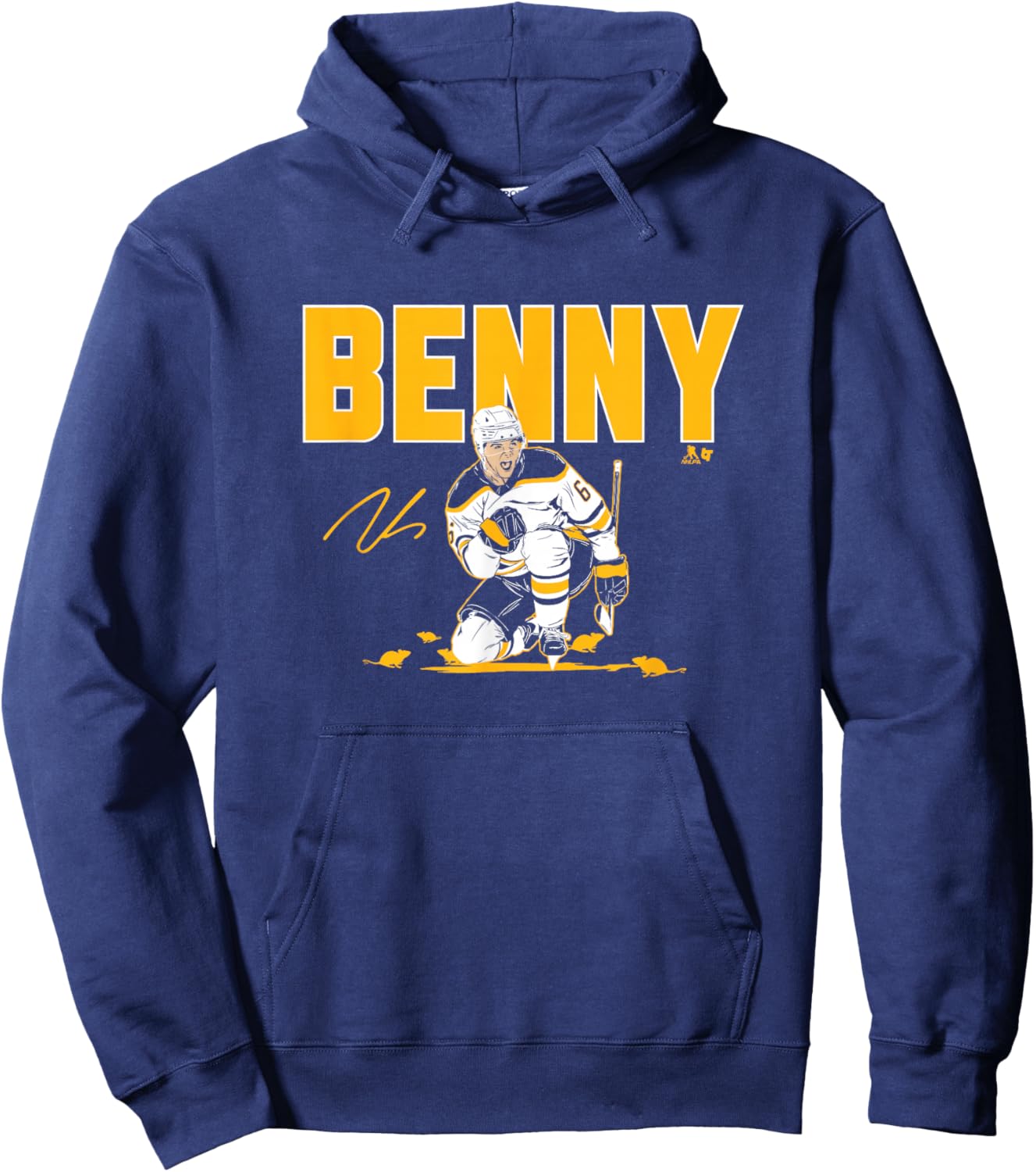 Zach Benson - Benny - Buffalo Hockey Hoodie - Hoodie | Navy