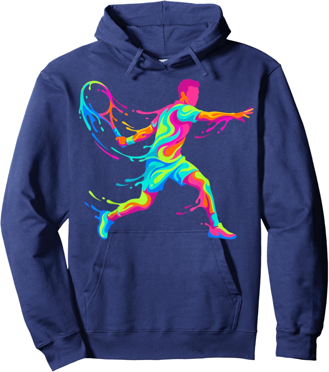 Tennis Player Man Child Boy Hoodie - Hoodie | Navy