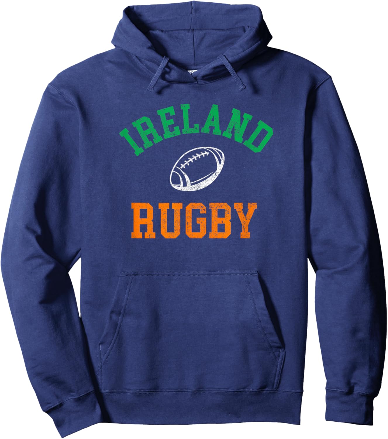 Ireland Rugby Flag Hoodie - Hoodie | Navy