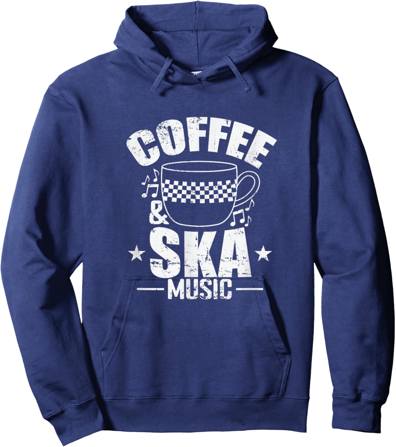 Coffee and Ska Music Hoodie - Hoodie | Navy