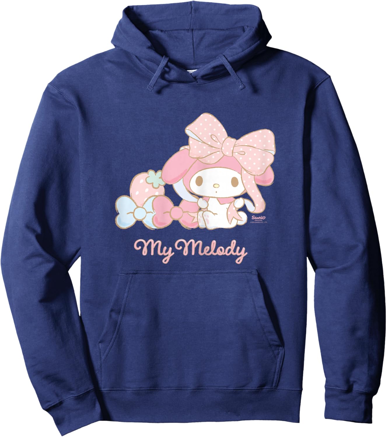 Hello Kitty - Sweet My Melody Hoodie - Hoodie | Navy