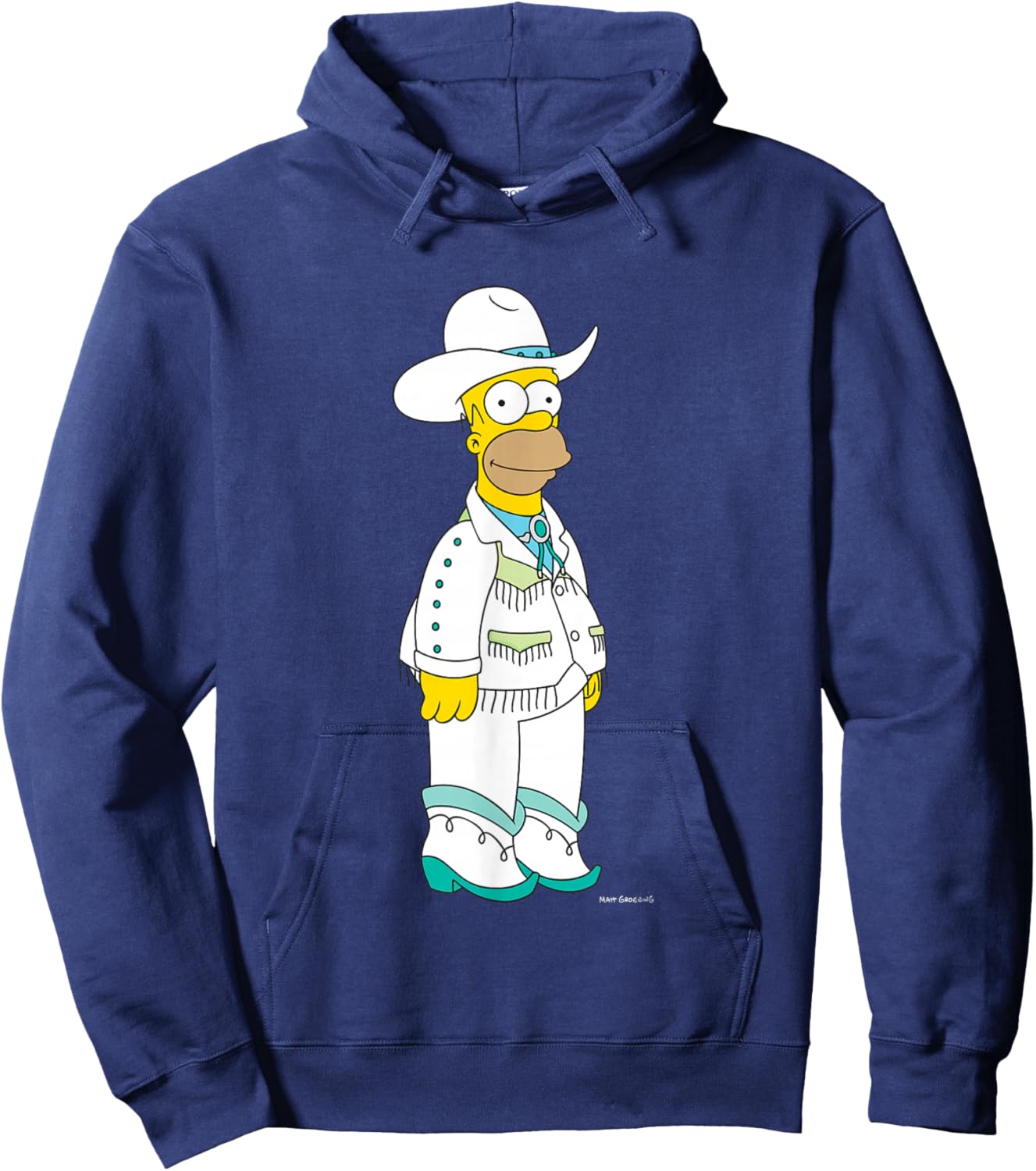The Simpsons Country Star Homer Simpson Hoodie - Hoodie | Navy