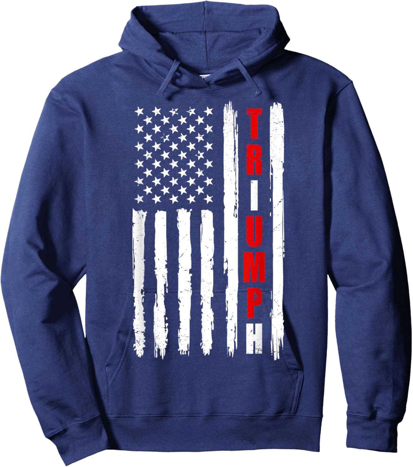 Trump Triumph 2024 Elections Political Hoodie - Hoodie | Navy