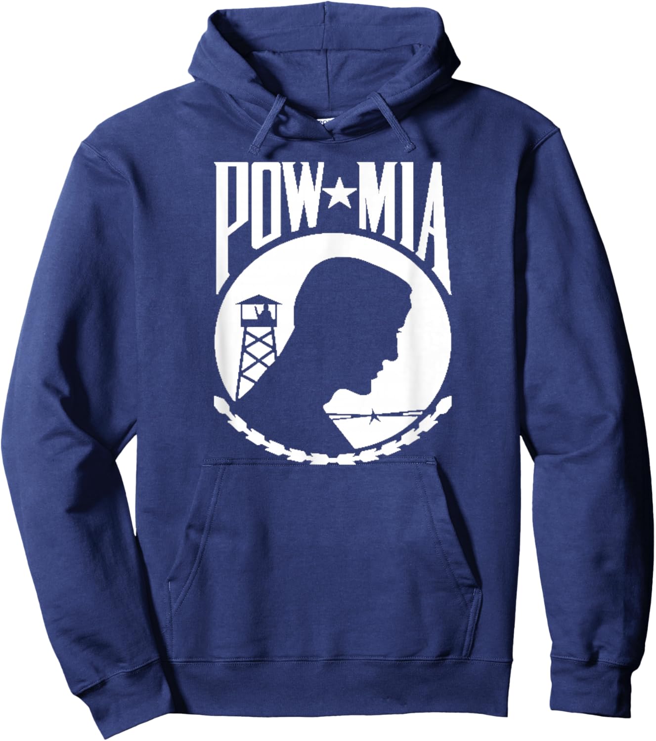 POW MIA Vietnam Vet Prisoner of War Hoodie - Hoodie | Navy