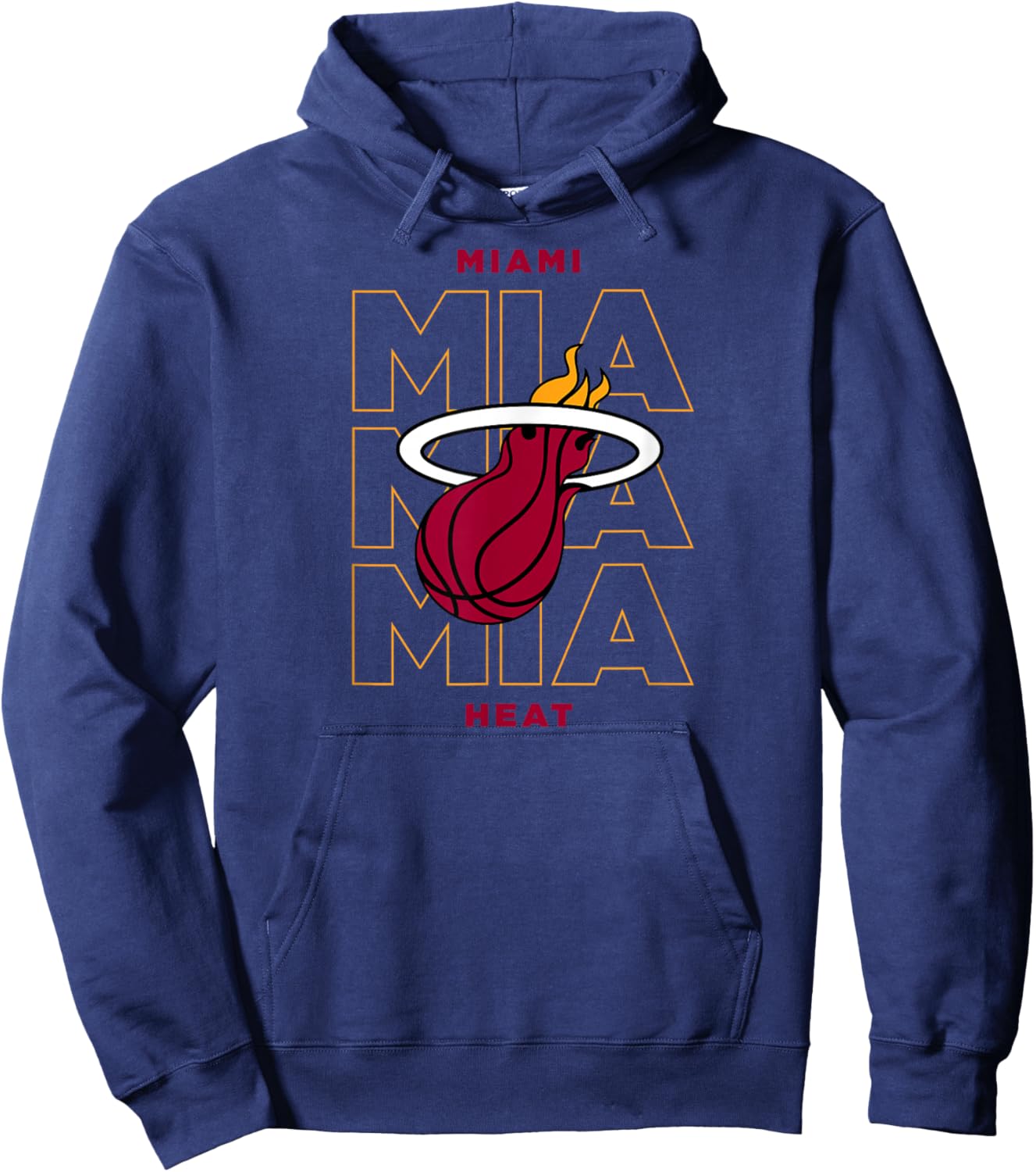 NBA - Miami Heat Stacked City Logo Hoodie - Hoodie | Navy