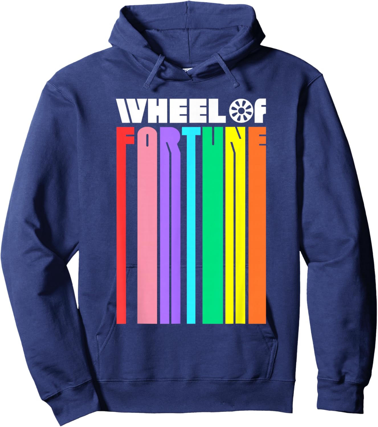 Wheel of Fortune Logo Color Blend Hoodie - Hoodie | Navy