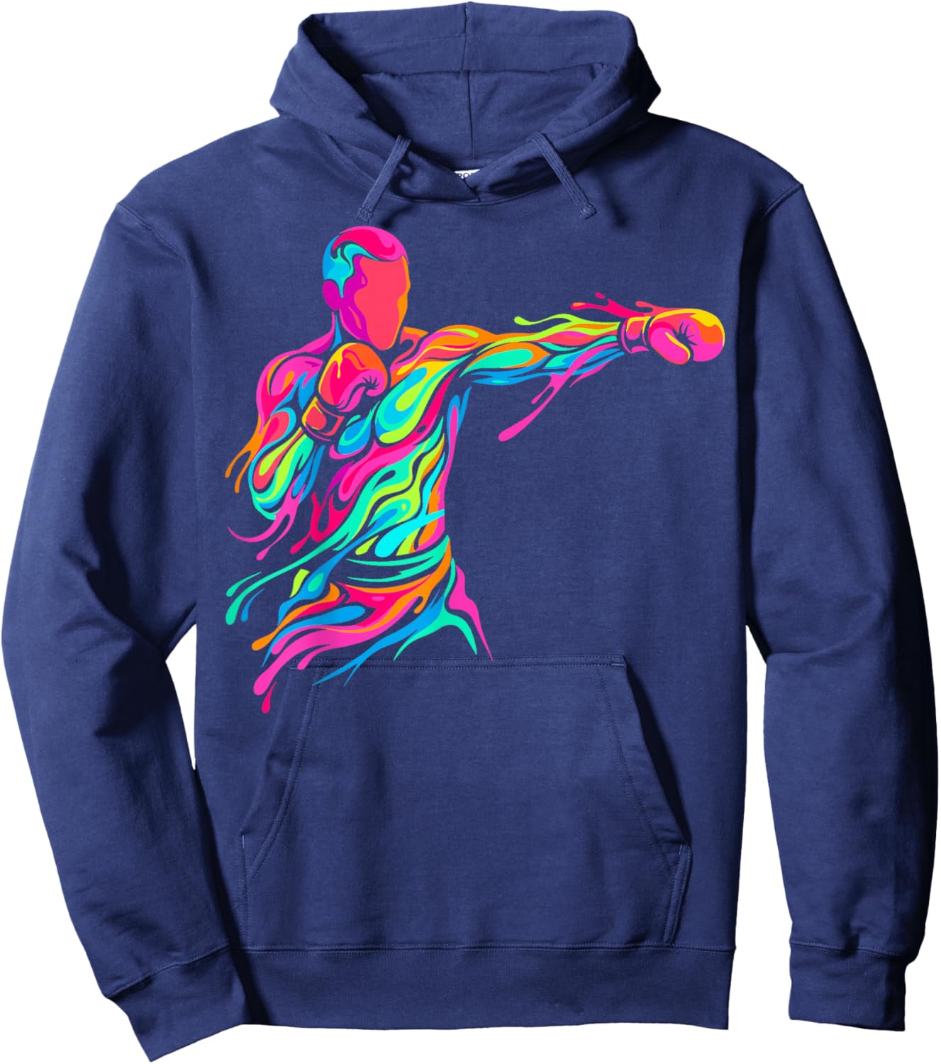 Men's Boxer Player Boxing Hoodie - Hoodie | Navy