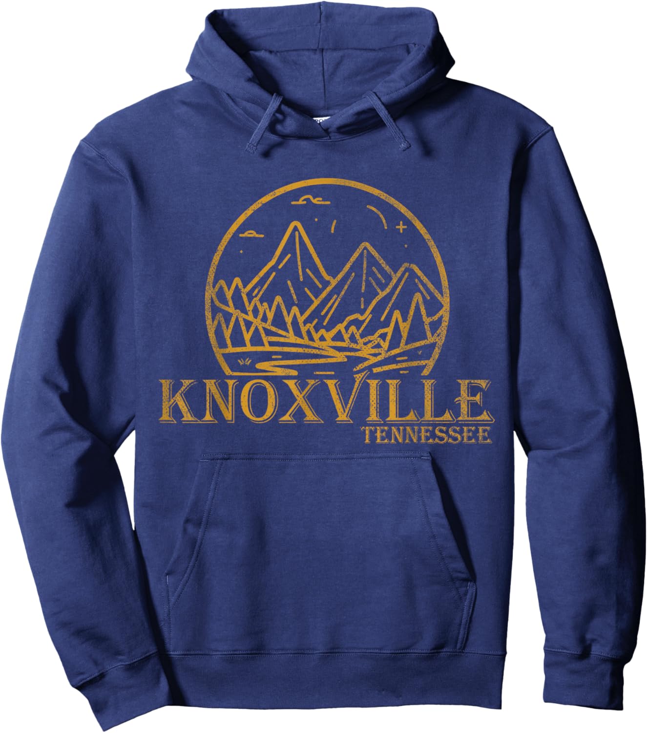 Knoxville Tennessee TN | Outdoor Hiking Hoodie - Hoodie | Navy