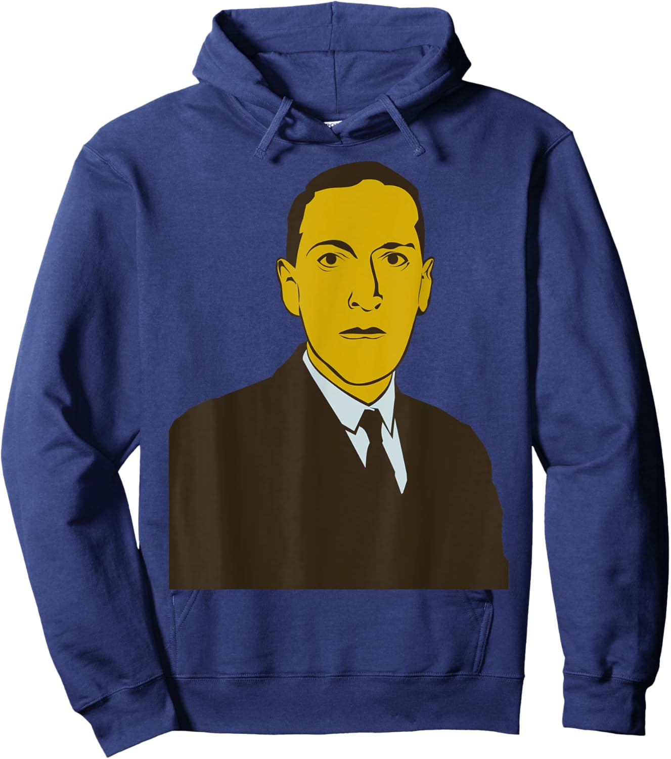 Retro HP Lovecraft Vintage Halloween Costume Hoodie - Hoodie | Navy