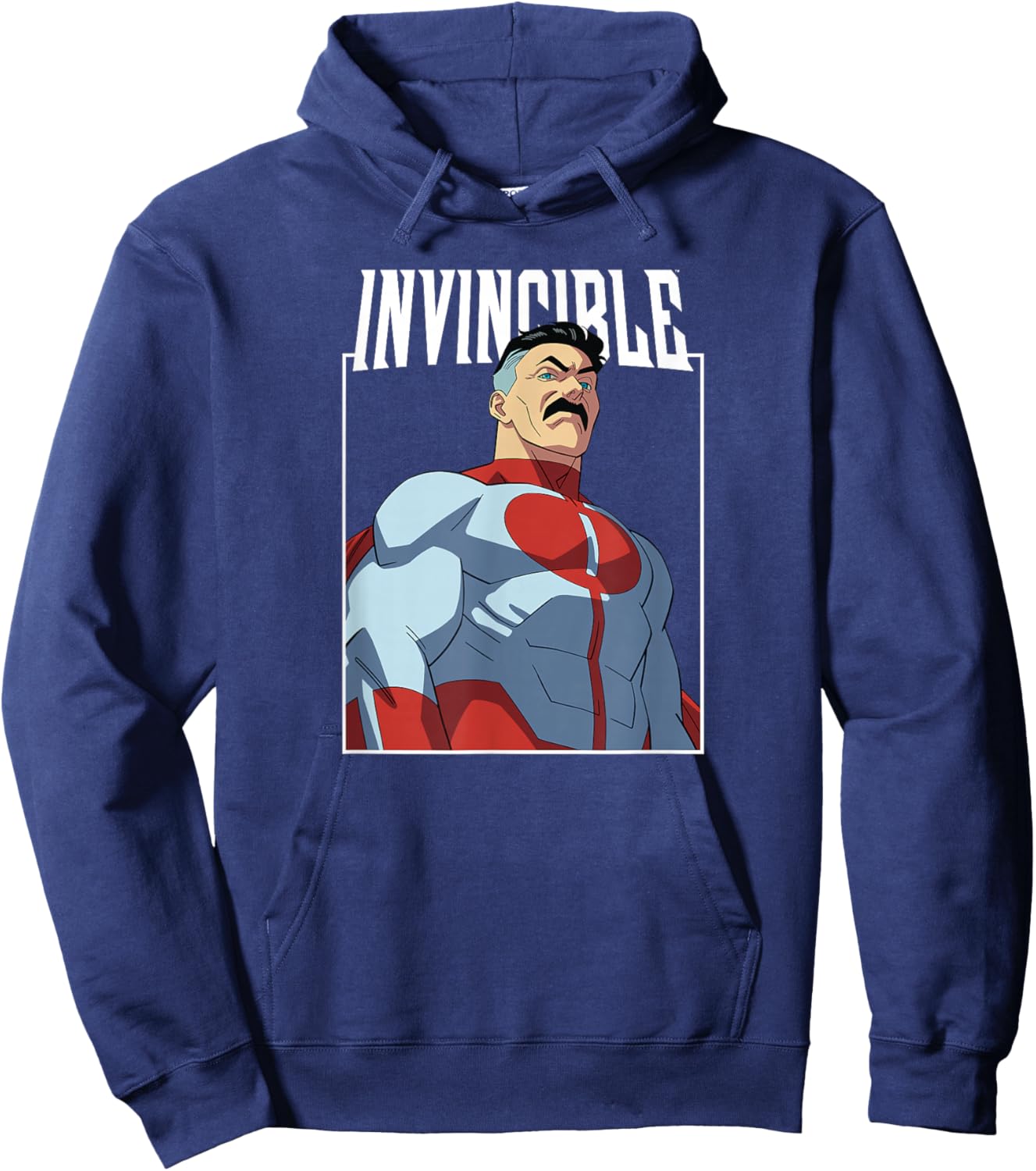Invincible - Omni-Man Character Logo Hoodie - Hoodie | Navy