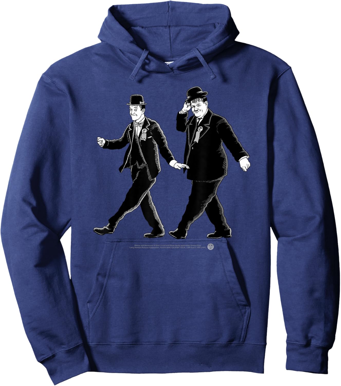 Laurel & Hardy Dancing Classic Comedy Hoodie - Hoodie | Navy