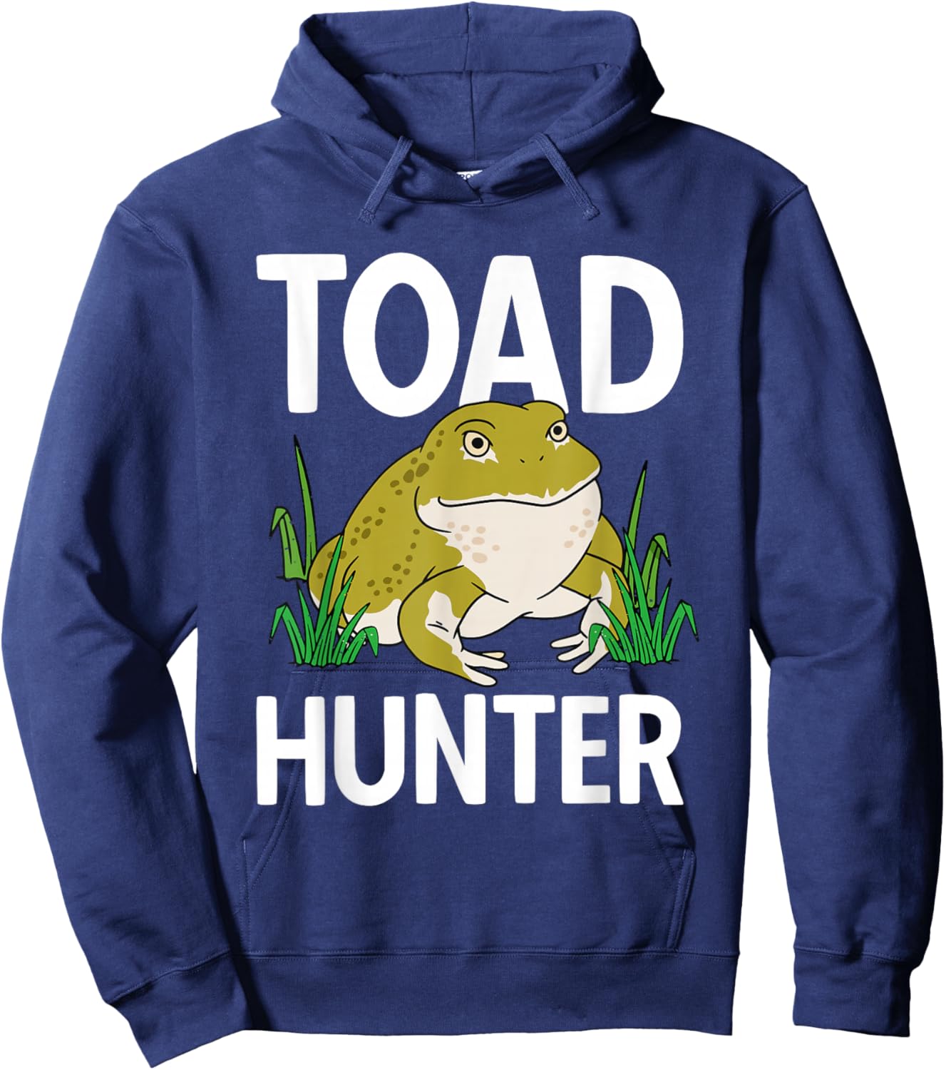 Children's Frog Catcher Toad Frog Hunter Frog Hoodie - Hoodie | Navy
