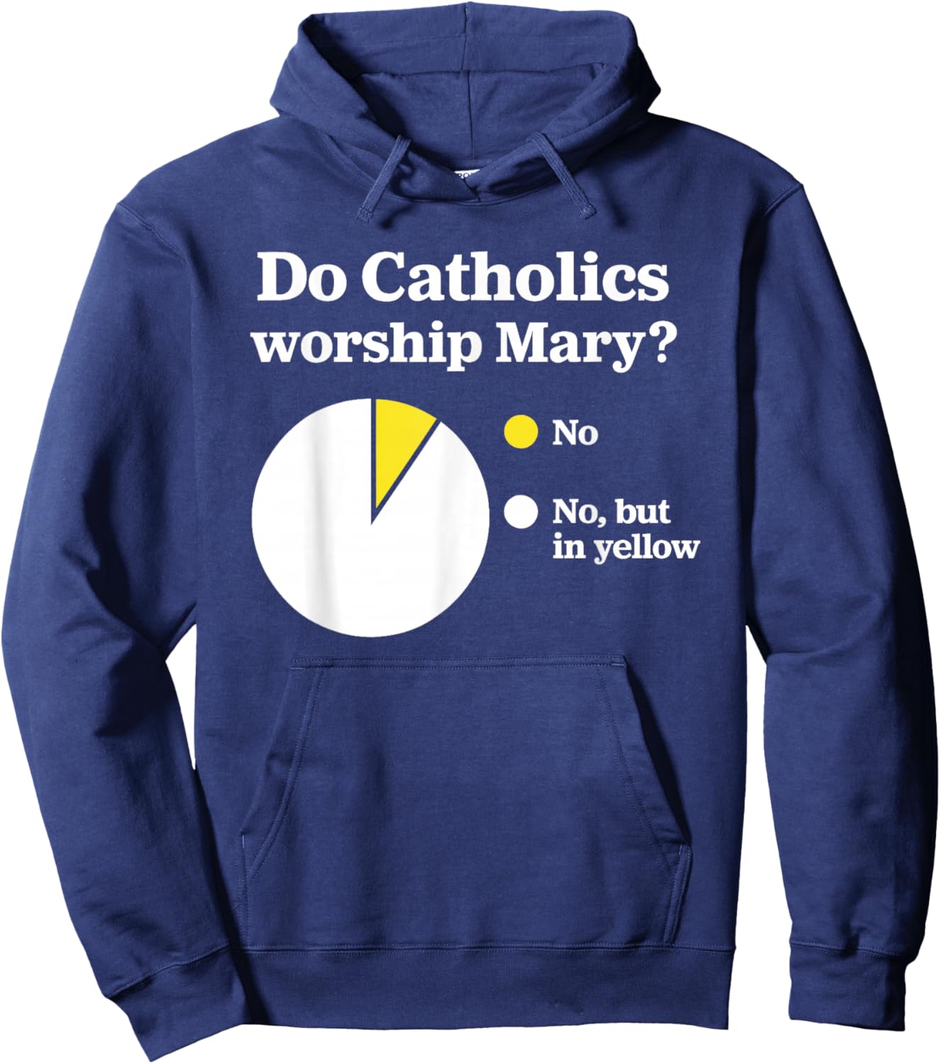 Do Catholics Worship Mary Hoodie - Hoodie | Navy