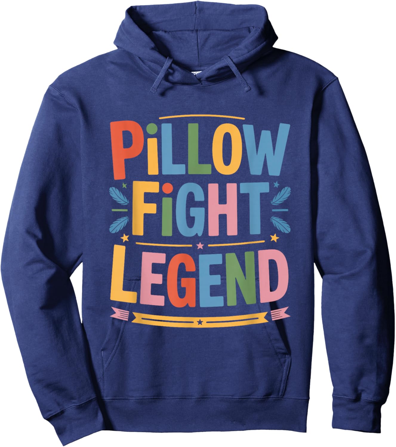 Pillow Fight Legend, Pillow Fighting Fighter Hoodie - Hoodie | Navy