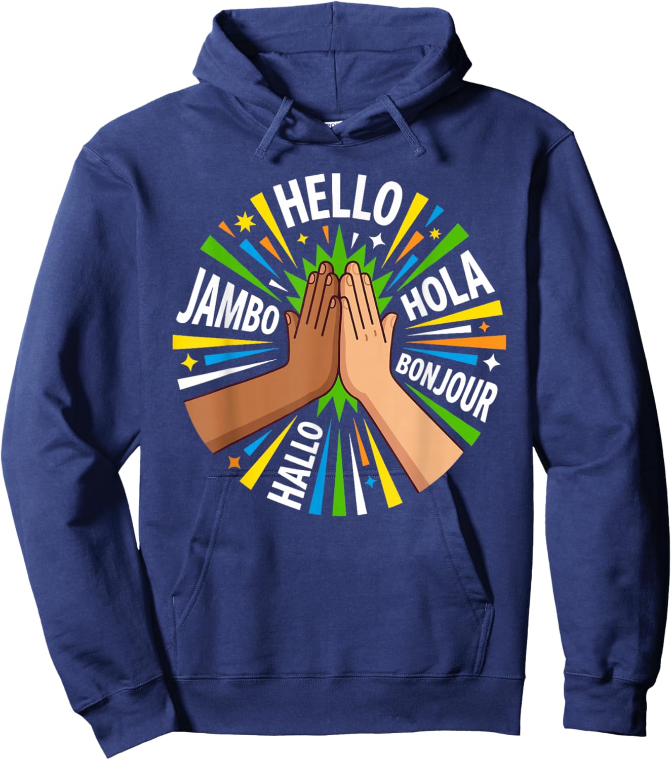 T-Shirt Hoodie - Hoodie | Navy