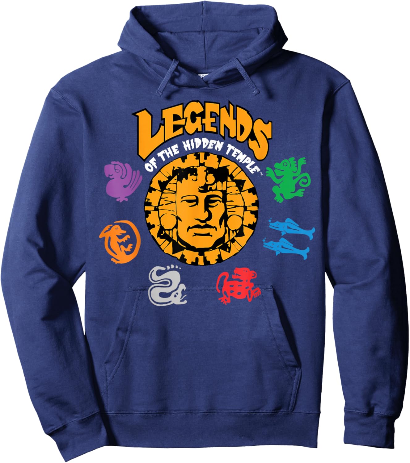 Nickelodeon Legends of The Hidden Temple Logo Hoodie - Hoodie | Navy