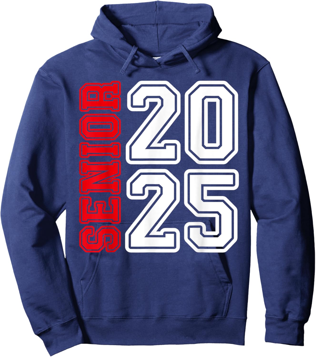 Senior 2025 Class Of 2025 First Day Of School Hoodie - Hoodie | Navy