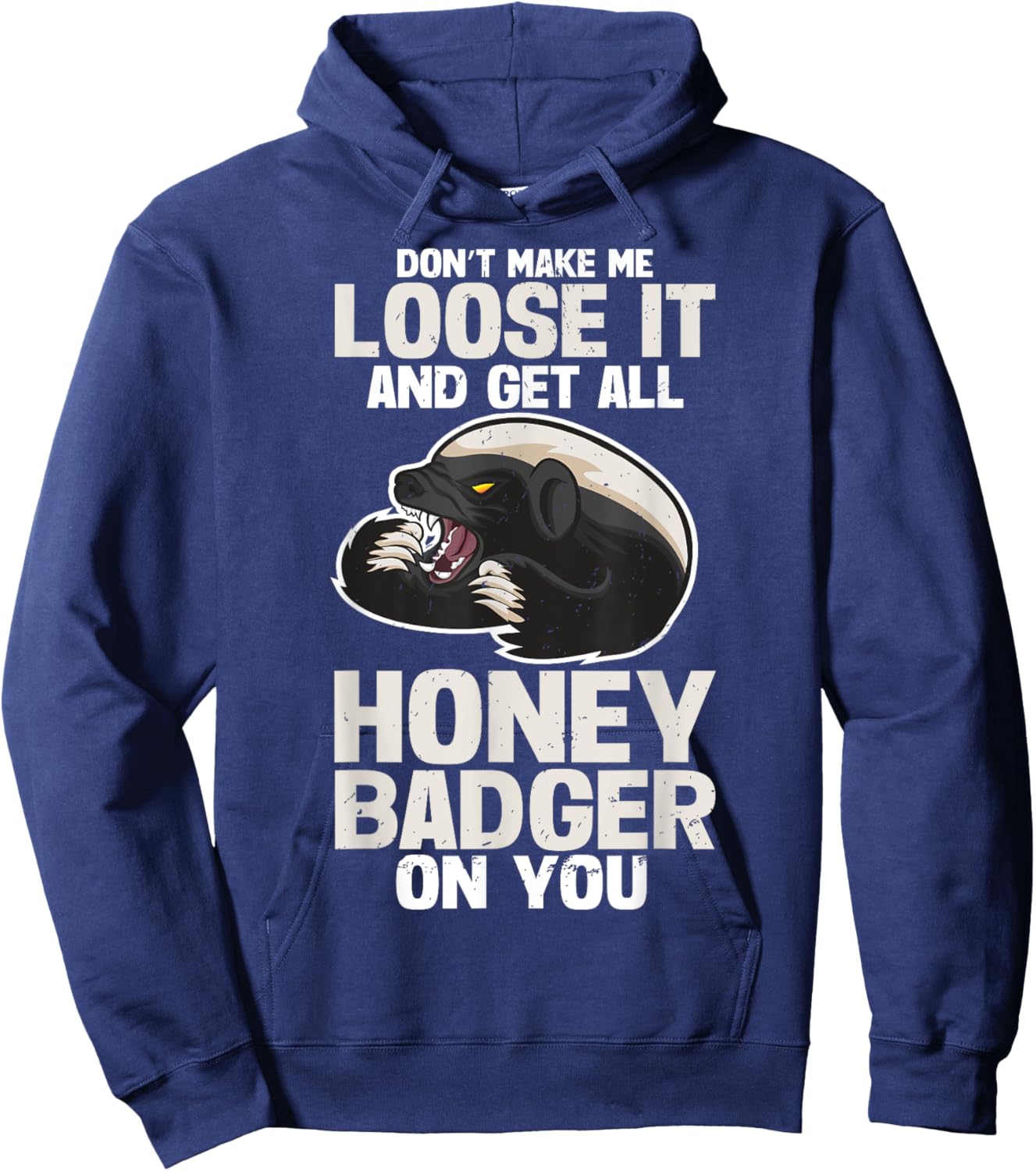 Honey Badger Honeybadger Hoodie - Hoodie | Navy